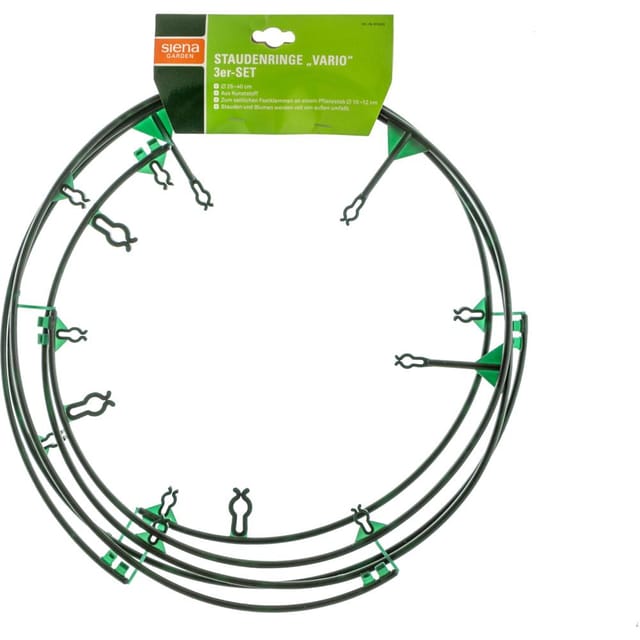 Staudenhalter 3er Pack 25-40 cm Durchmesser verstellbar