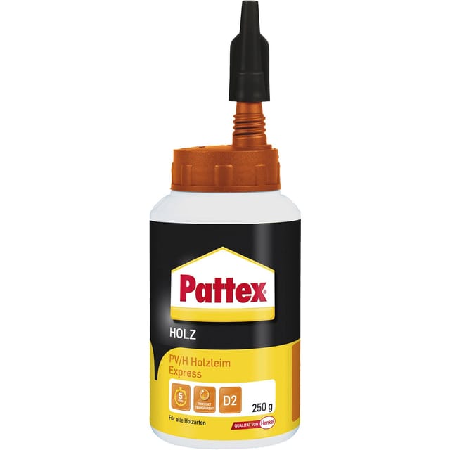 Pv/h Express Holzleim D2, gebrauchsfertig, schnell abbindend 250g - Pattex