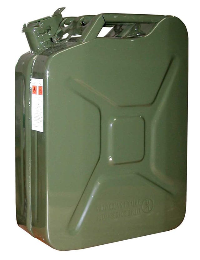 Blechkanister Innenlackiert 20 Liter - Outifrance