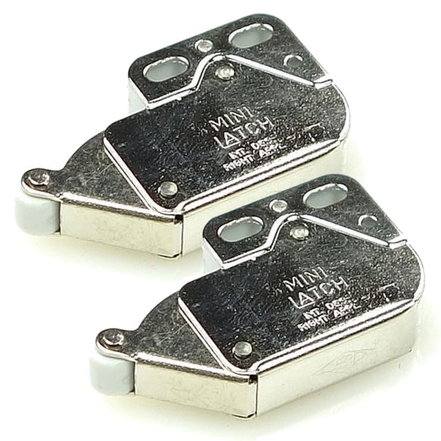 2er-Pack Franke Sorter 95 Schnäpper Metal (133.0045.565) - Einraster, öffnen und schließen durch drücken