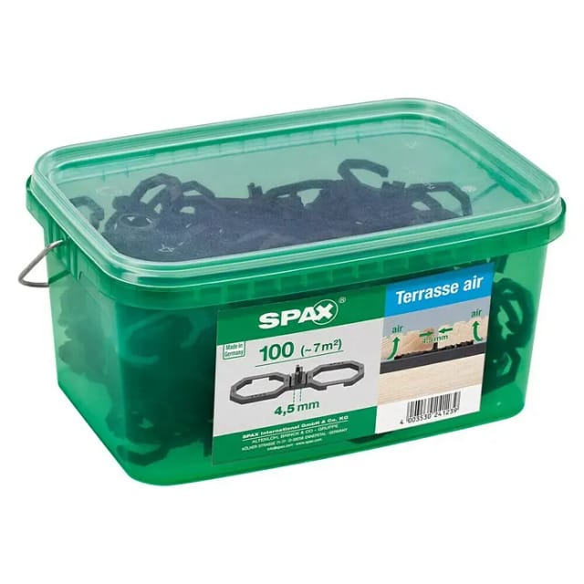 Spax - Abstandhalter Air Belüftung 4,5mm für ca. 7,0qm (100 Stk)