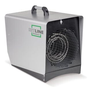 Remko Elektro-Heizautomat, mobiler Heizlüfter, EM 3000 3,2kW, mit eingebautem Raumthermostat und 2,5m Anschlusskabel