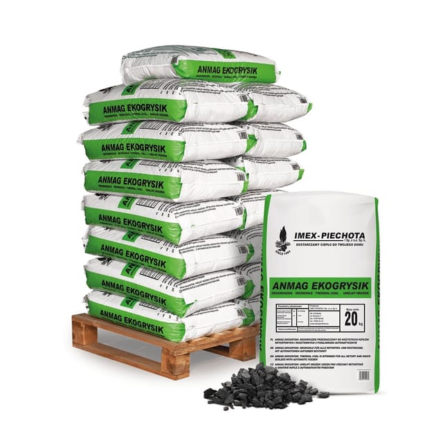 Paligo - anmag Steinkohle 5 - 15 mm 20kg x 15 Sack 300kg