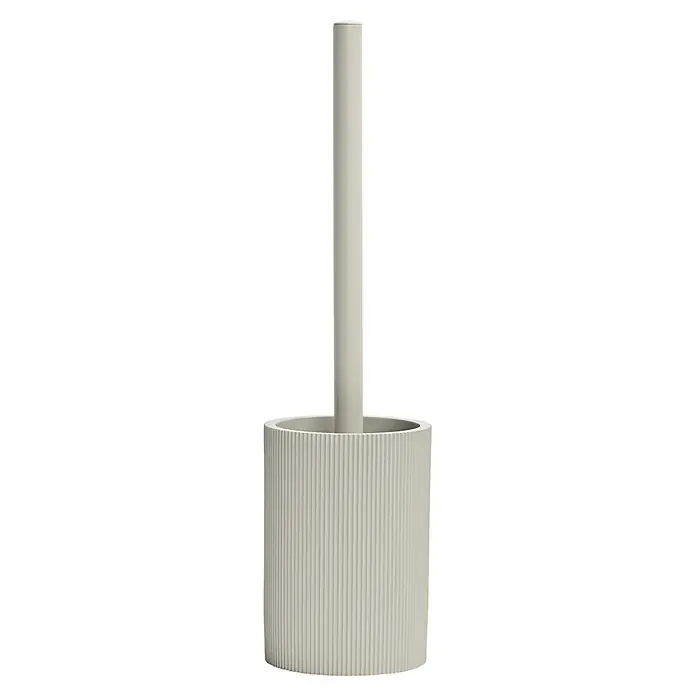 Camargue Saphira WC-Bürstengarnitur (Beige, Rund, Ø x H: 9 x 37 cm)
