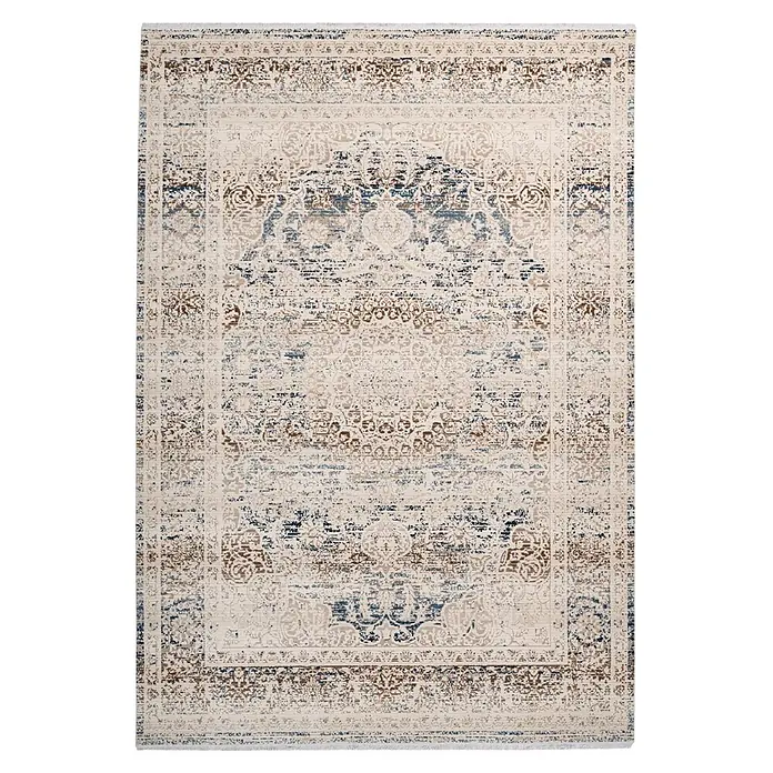 Kayoom Kurzflorteppich Anouk 1125 (Creme, 150 x 80 cm, 100 % Polypropylen)