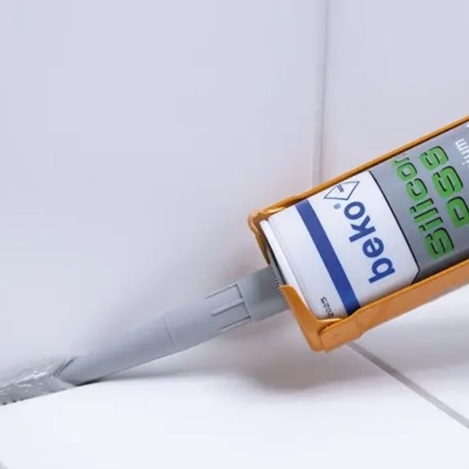 beko Silikon PSS Premium Sanitär Silicon für Bad Küche Feuchtraum Transparent Bild 2
