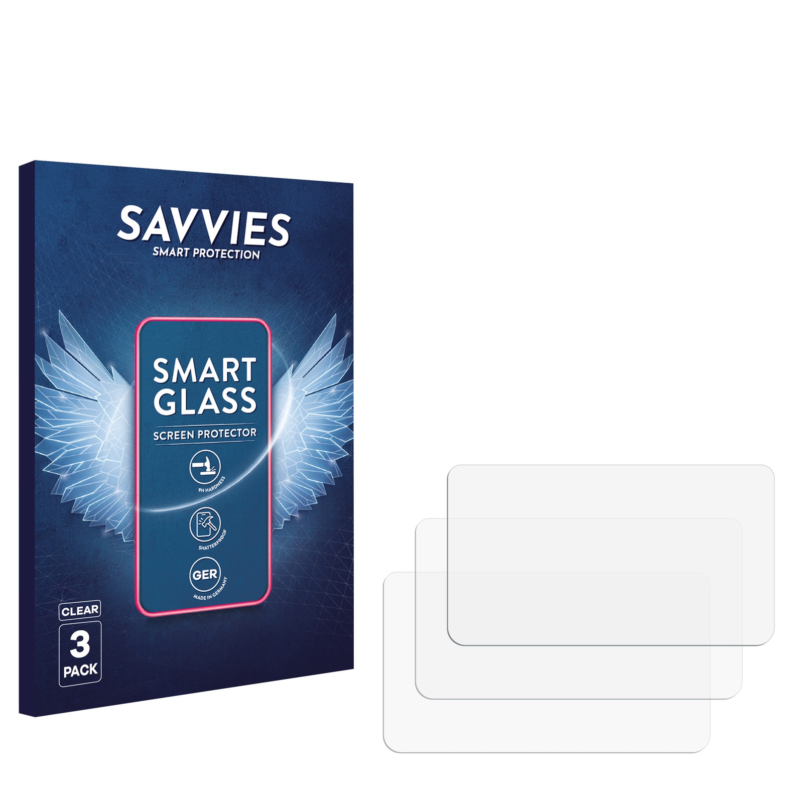 3x Displayschutzglas für Fluke 325 Panzerfolie