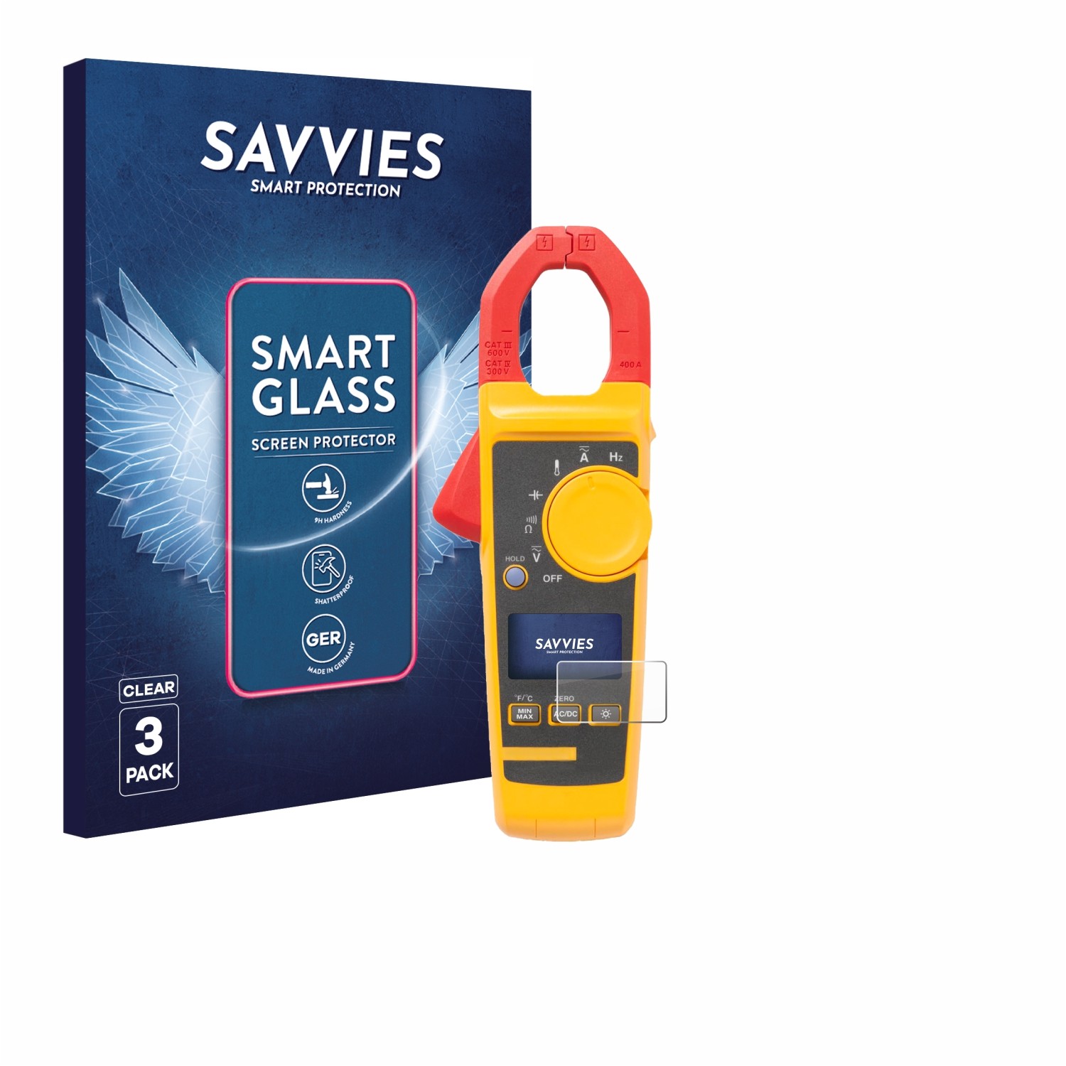 3x Displayschutzglas für Fluke 325 Panzerfolie Bild 5
