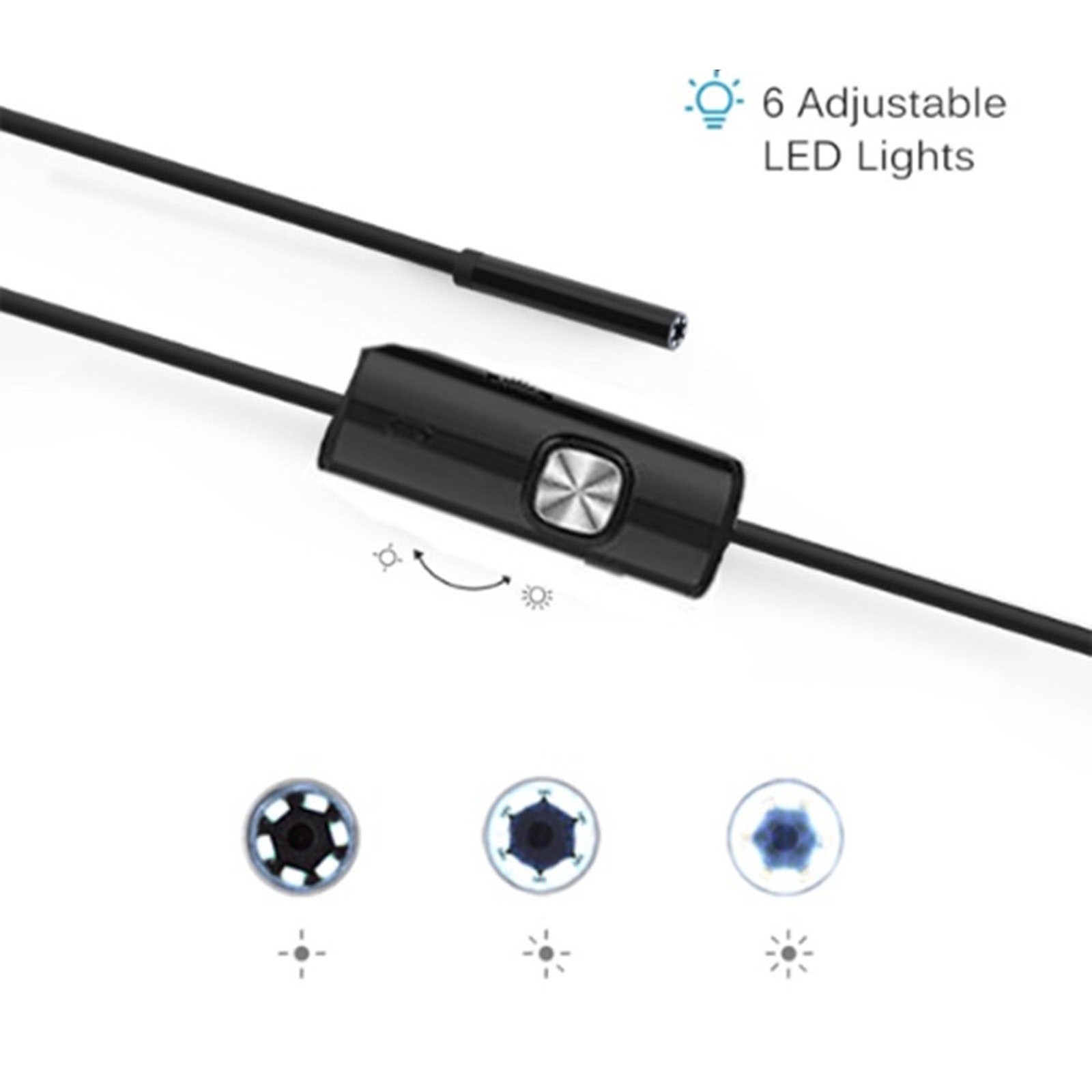 3-in-1-Endoskopkamera HD ABS Industrie-Endoskop Für 6.1 Für Rohr-und Fah Bild 9