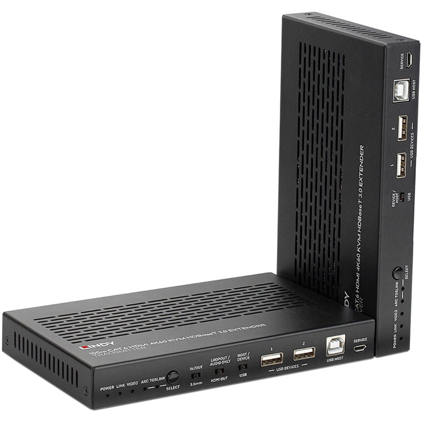 100m Cat.6A KVM Extender HDBaseT 3.0, KVM-Switch