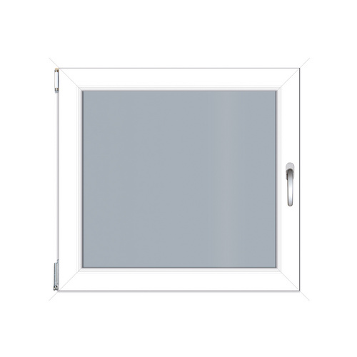 RORO Kunststoff-Fenster »KOMFORT B70«, BxH: 70 x 60 cm, Klarglas - weiss