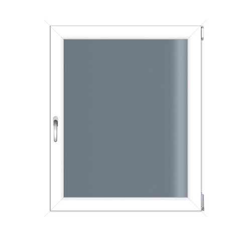 RORO Kunststoff-Fenster »KOMFORT B70«, BxH: 80 x 120 cm, Klarglas - weiss
