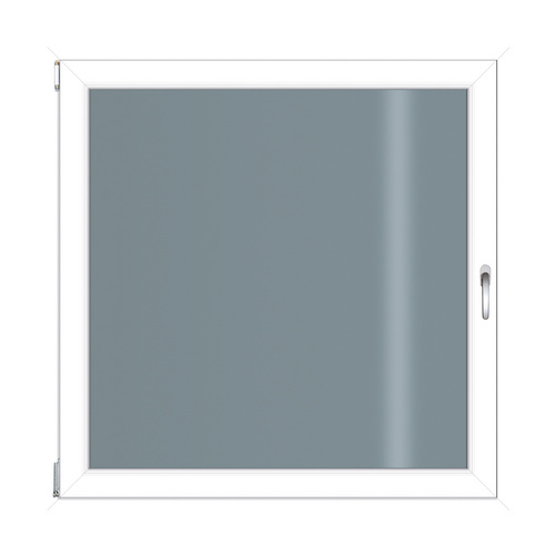 RORO Kunststoff-Fenster »KOMFORT B70«, BxH: 110 x 110 cm, Klarglas - weiss