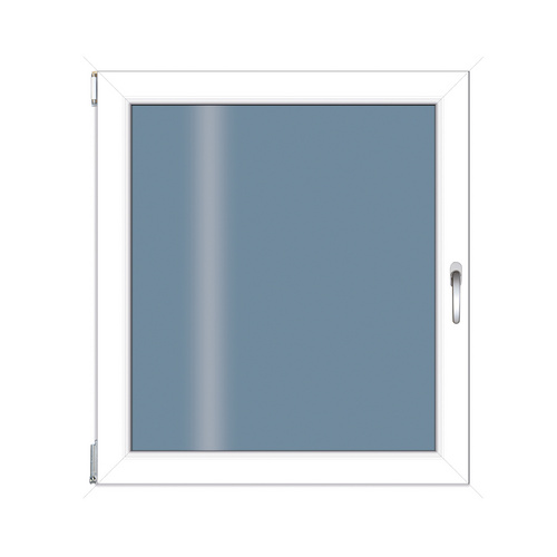 RORO Kunststoff-Fenster »KOMFORT B70«, BxH: 70 x 90 cm, Klarglas - weiss