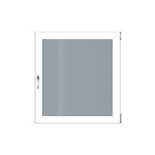 RORO Kunststoff-Fenster »KOMFORT B70«, BxH: 75 x 80 cm, Klarglas - weiss