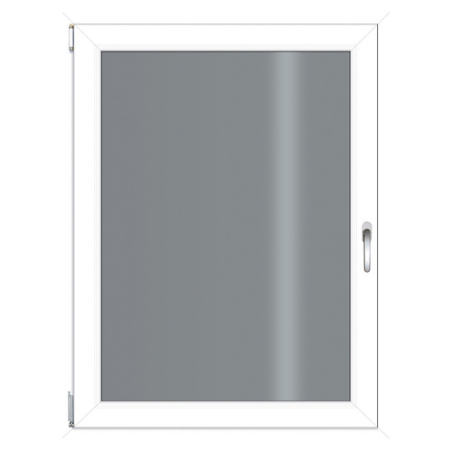 RORO Kunststoff-Fenster »KOMFORT B70«, BxH: 105 x 135 cm, Klarglas - weiss