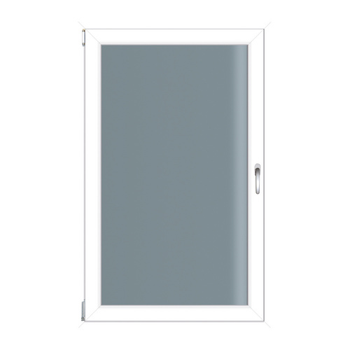 RORO Kunststoff-Fenster »KOMFORT B70«, BxH: 75 x 135 cm, Klarglas - weiss
