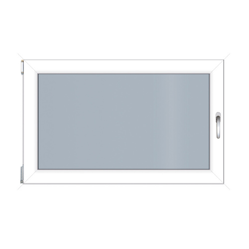 RORO Kunststoff-Fenster »KOMFORT B70«, BxH: 110 x 75 cm, Klarglas - weiss