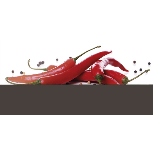 NOVADOORS Glasboard »Fiery Chili + Pepper«, mehrfarbig, Glas - bunt Bild 2