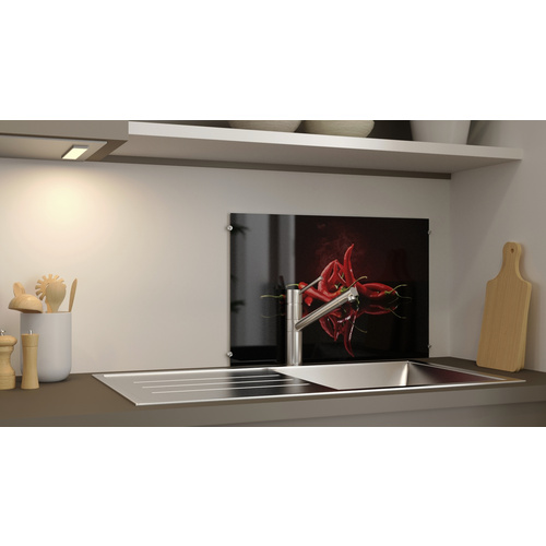 NOVADOORS Glasboard »Hot Chili«, mehrfarbig, Glas - bunt Bild 2