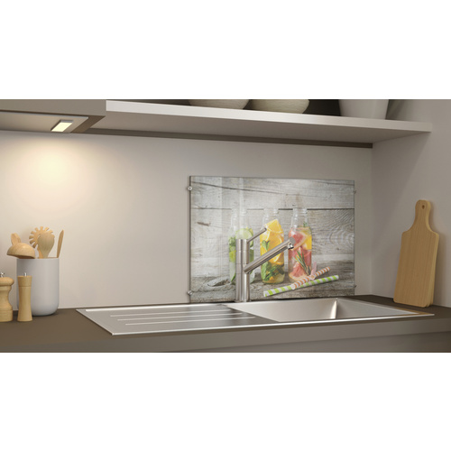 NOVADOORS Glasboard »Fruity Lemonade«, mehrfarbig, Glas - bunt