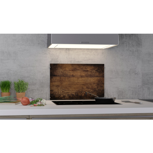 NOVADOORS Glasboard »Wooden«, mehrfarbig, Glas - bunt