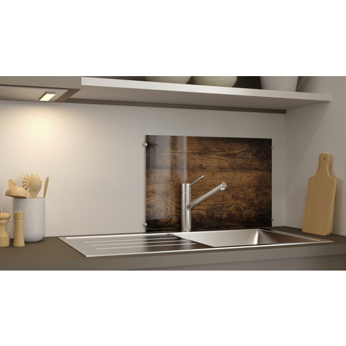 NOVADOORS Glasboard »Wooden«, mehrfarbig, Glas - bunt Bild 2