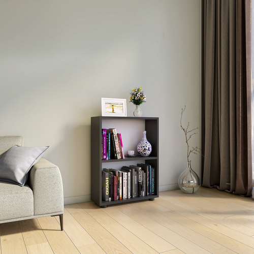 VCM Standregal »Bulas«, BxHxL: 55 x 72 x 20 cm, Holzwerkstoff - grau