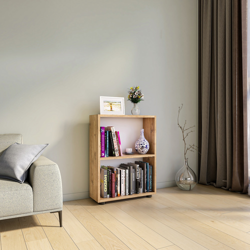 VCM Standregal »Bulas«, BxHxL: 55 x 72 x 20 cm, Holzwerkstoff - beige