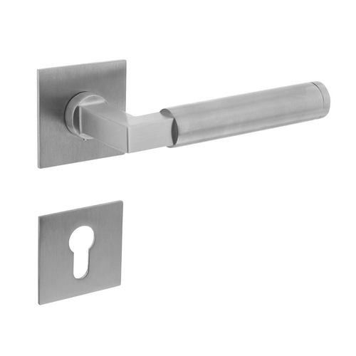 Intersteel Türdrücker, 55x55x3 mm PZ-Rosetten Bau-Stil