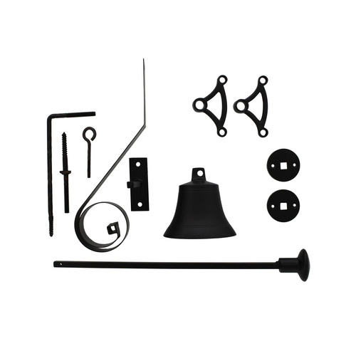 Intersteel Ziehklingel-Set, schwarz, Messing