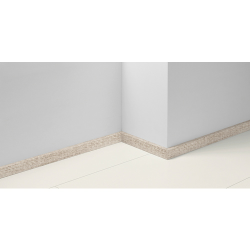 PARADOR Sockelleiste, weiß, MDF, LxHxT: 220 x 4 x 1,6 cm - weiss