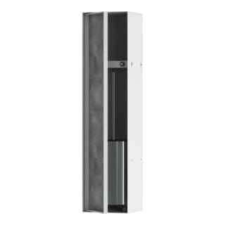 XtraStoris Rock Toilettenbürstenhalter, mit Ablage, - Hansgrohe
