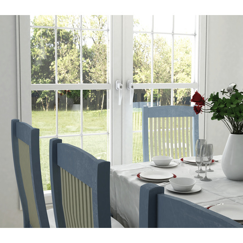 BASI Fenstergriff, weiß, Aluminium - weiss Bild 3