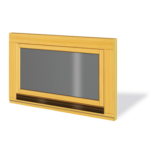 RORO Fenster »B68 FI«, Fichtenholz, holzfarben, Glasstärke 24 mm - beige