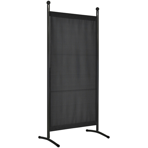 ANGERER FREIZEITMÖBEL Sichtschutz, Stahl/Polyethylen (PE)/Polyvinylchlorid (PVC), HxL: 178 x 82 cm - grau