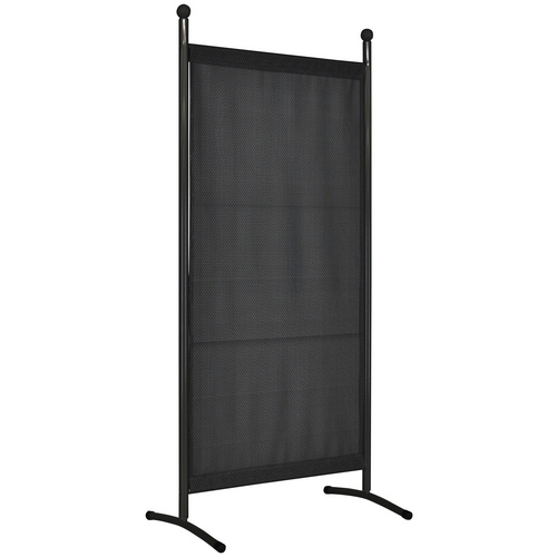 ANGERER FREIZEITMÖBEL Sichtschutz, Stahl/Polyethylen (PE)/Polyvinylchlorid (PVC), HxL: 178 x 82 cm - grau Bild 4