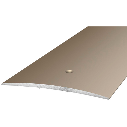 CARL PRINZ Übergangsprofil, BxH: 80 x 5 mm, mittig versenkt gelocht - silberfarben Bild 4
