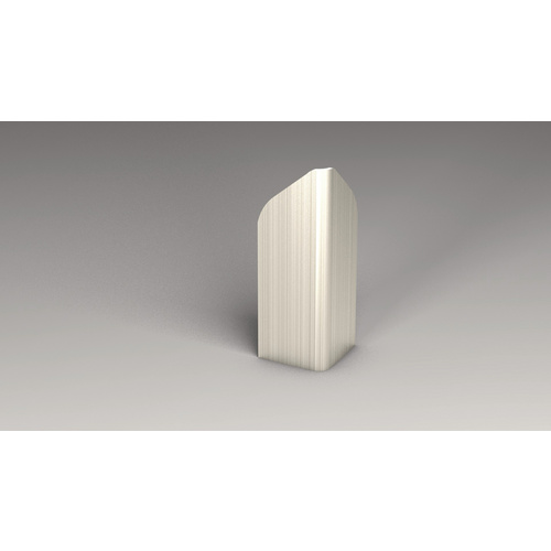 CARL PRINZ Eckschutzwinkel, BxH: 20 x 20 mm, ungelocht - silberfarben