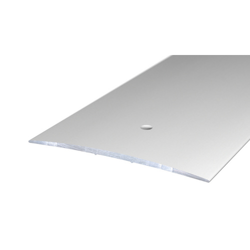 CARL PRINZ Übergangsprofil, BxH: 100 x 5 mm, mittig versenkt gelocht - silberfarben Bild 2