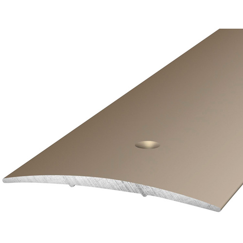 CARL PRINZ Übergangsprofil, BxH: 60 x 5 mm, mittig versenkt gelocht - silberfarben Bild 4