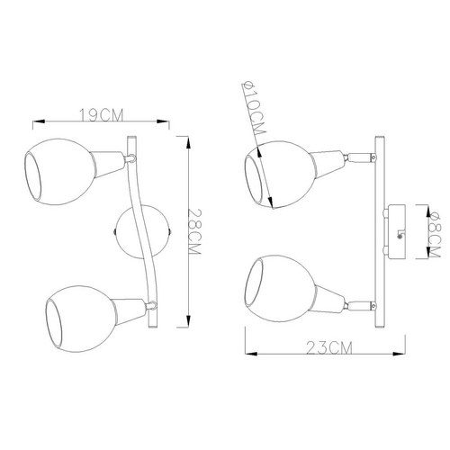 GLOBO LIGHTING Deckenleuchte »ELLIOTT«, inkl. Leuchtmittel - grau Bild 3