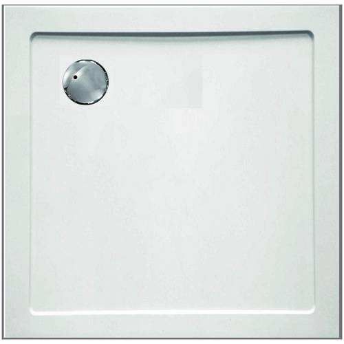 Sanotechnik Duschwanne »SMC«, BxT: 100 x 100 cm, weiß - weiss