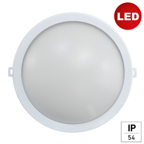 E2 Deckenleuchte, LED, 15 W, IP54 - weiss