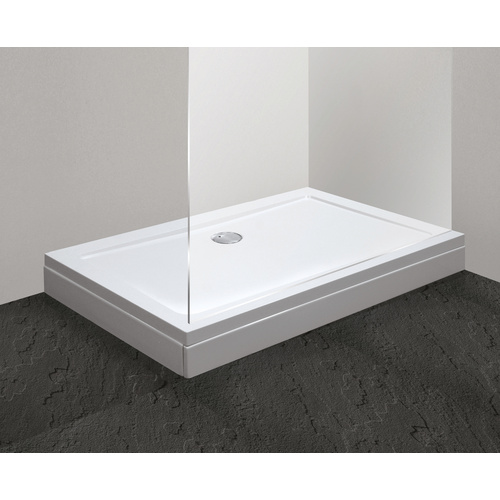 Sanotechnik Duschwannenschürze »SMC«, BxLxH: 80 x 80 x 10 cm - weiss