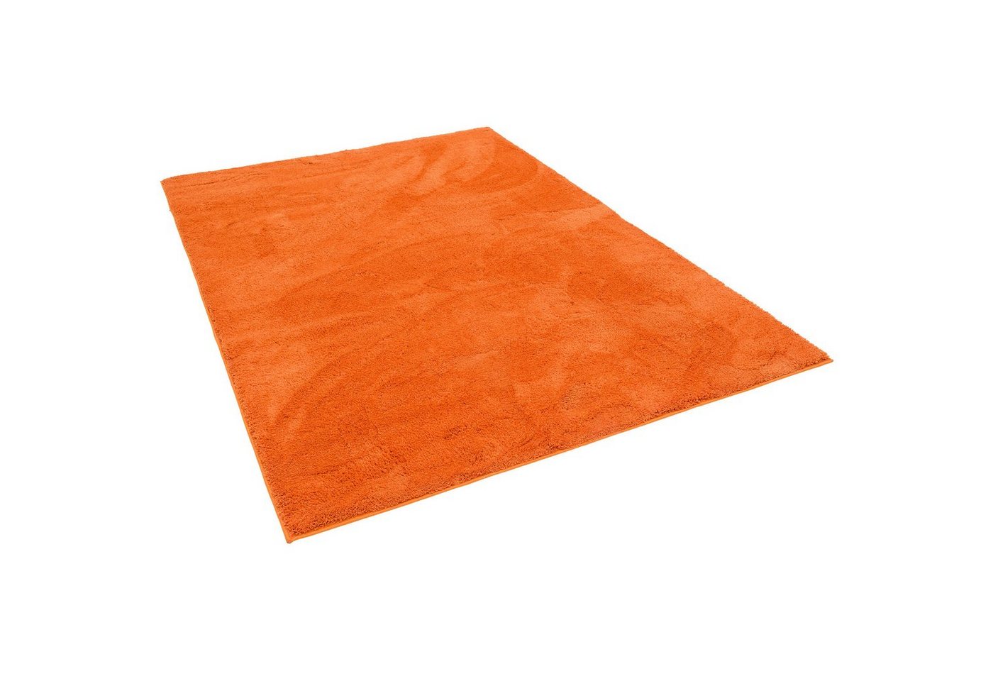 Pergamon Luxus Super Soft Hochflor Langflor Teppich Silky Orange 80x150cm Bild 3