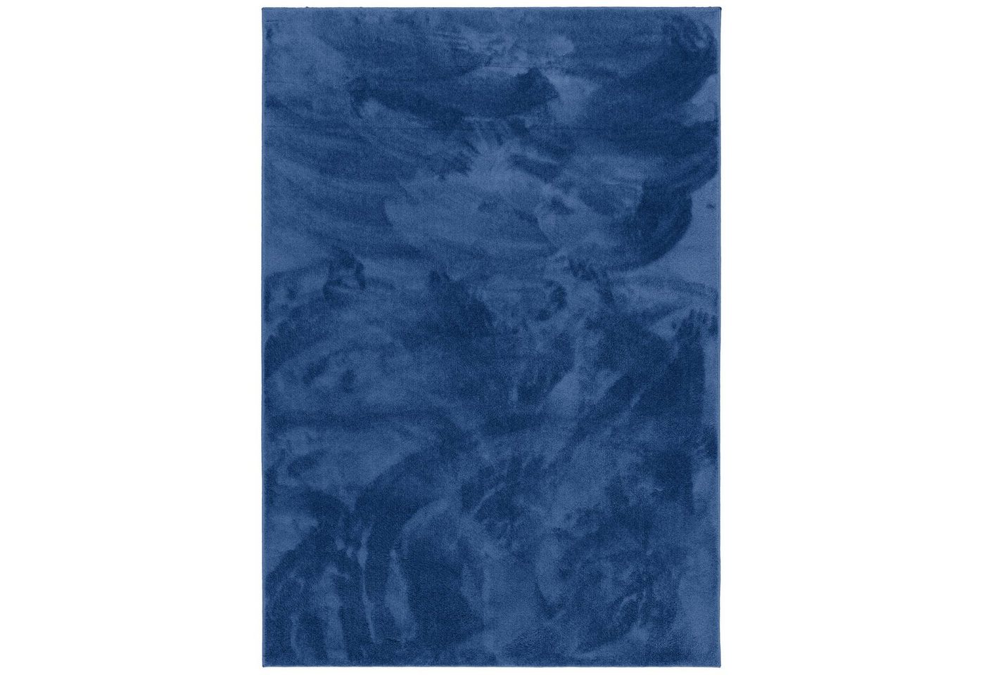 Pergamon Luxus Super Soft Hochflor Langflor Teppich Melia Dunkelblau 80x150cm Bild 4