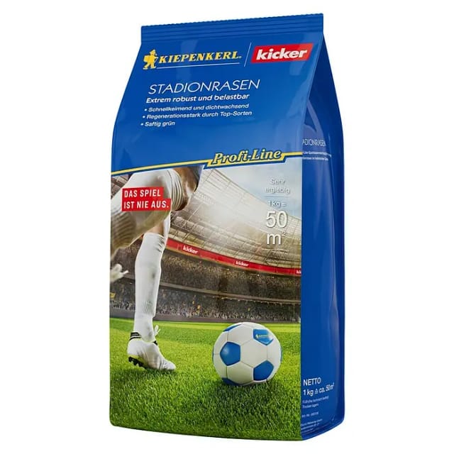 Kicker Stadionrasen 1 kg Rasensamen - Kiepenkerl