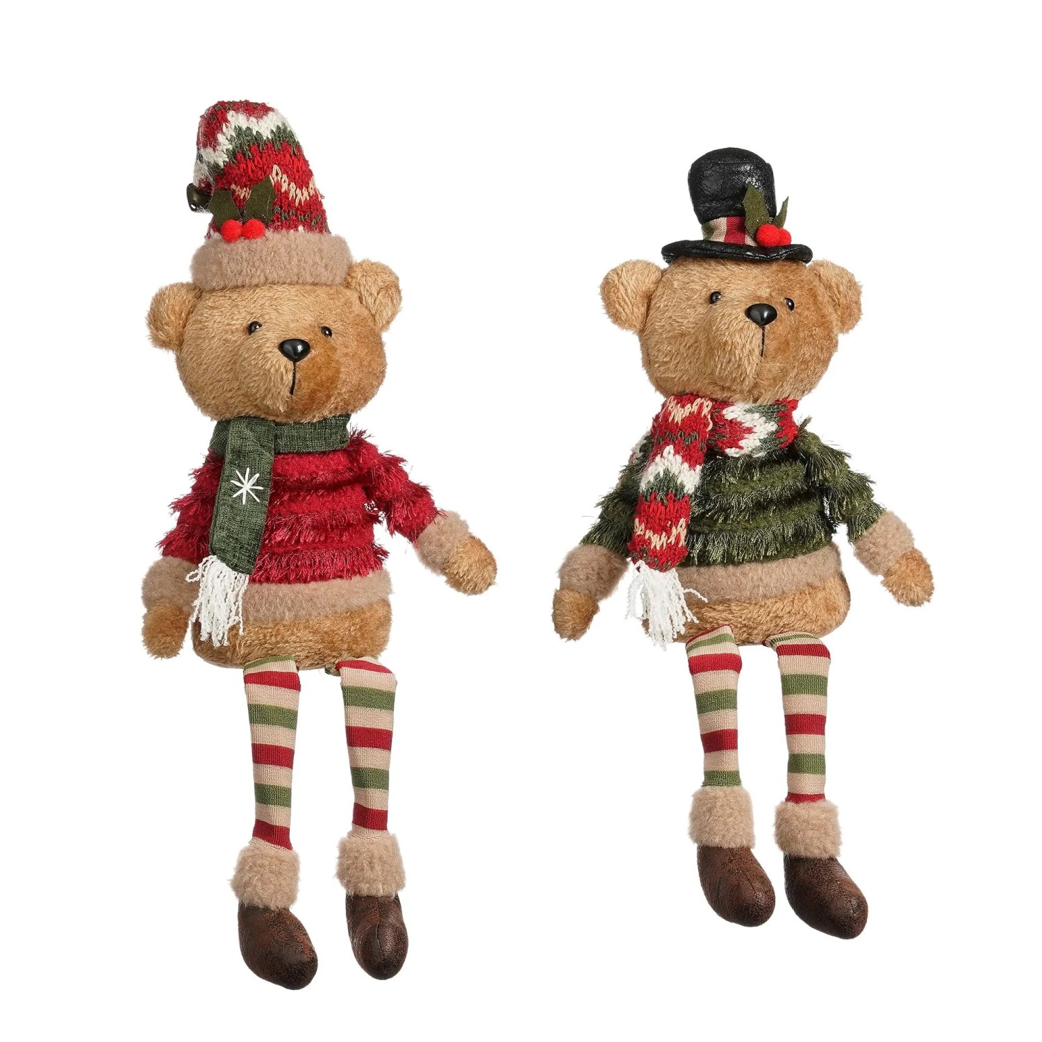 Mica Decorations Dekofigur Bär 14 cm x 9 cm x 42 cm 2-fach Sortiert
