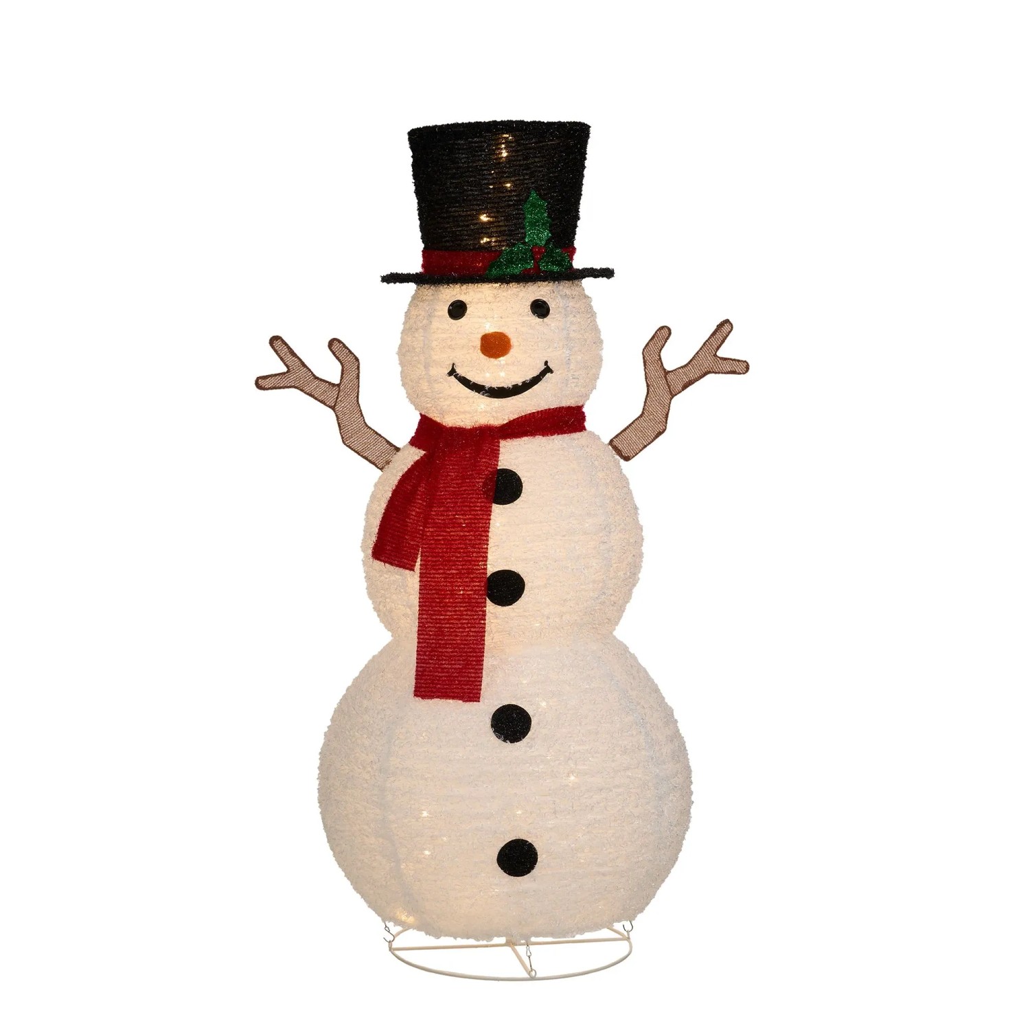 Luca Lighting Schneemann mit Adapter 90 cm x 60 cm x 154 cm Weiß